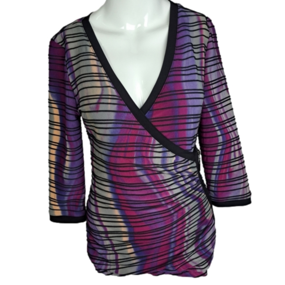 JOSEPH Ribkoff Faux wrap Top